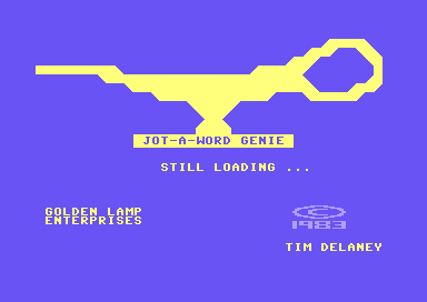 Game cover: Jot-a-Word Genie