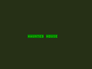 Game cover: Haunted House