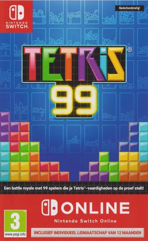 Game cover: Tetris 99 (Nintendo Switch Online Bundle)