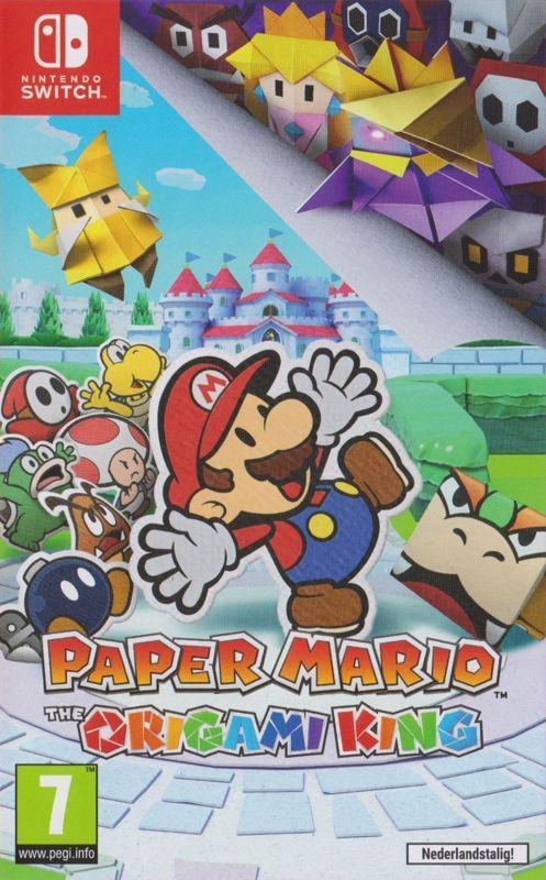 Game cover: Paper Mario: The Origami King