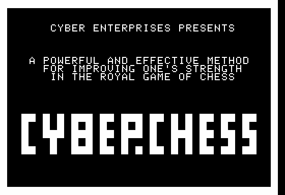 Game cover: Cyberchess