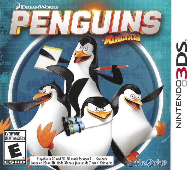 Game cover: DreamWorks Penguins of Madagascar