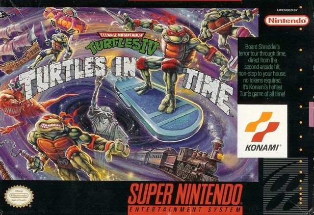 Game cover: Teenage Mutant Ninja Turtles: Turtles in Time