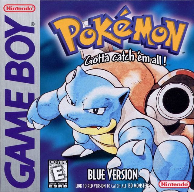 Game cover: Pokémon Blue Version