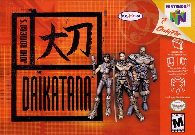 Game cover: John Romero's Daikatana