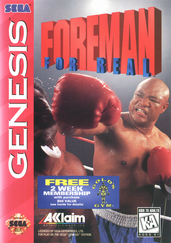 Game cover: Foreman for Real