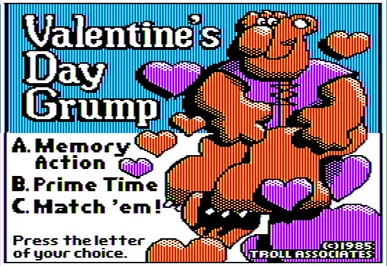 Game cover: Valentine's Day Grump