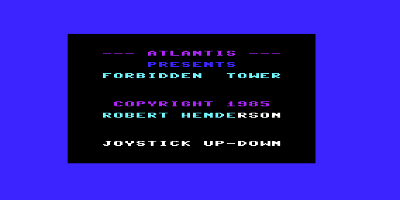 Game cover: Forbidden Tower