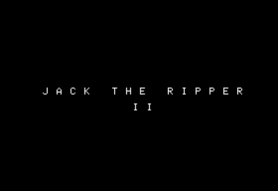Game cover: Jack the Ripper II
