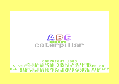 Game cover: ABC Caterpillar