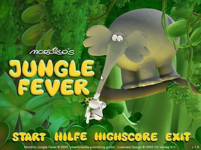 Game cover: Mordillo's Jungle Fever