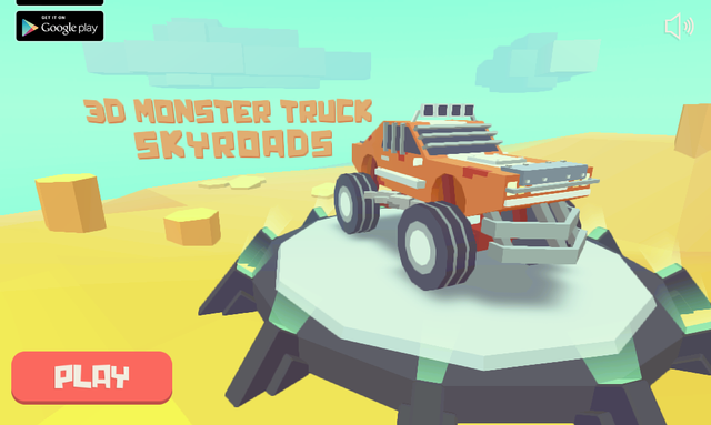 Game cover: 3D Monster Truck: SkyRoads