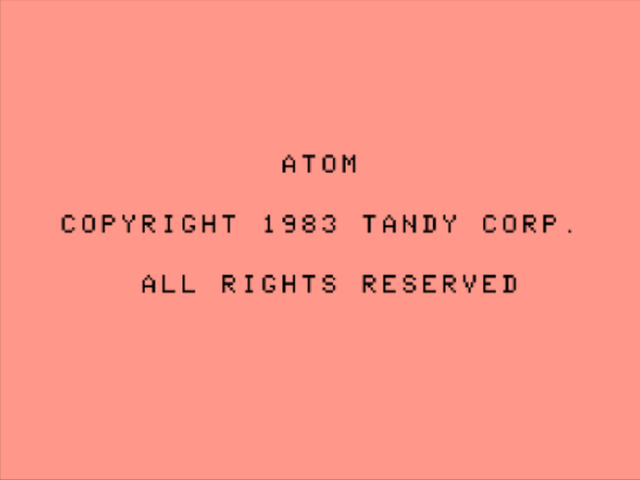 Game cover: Atom