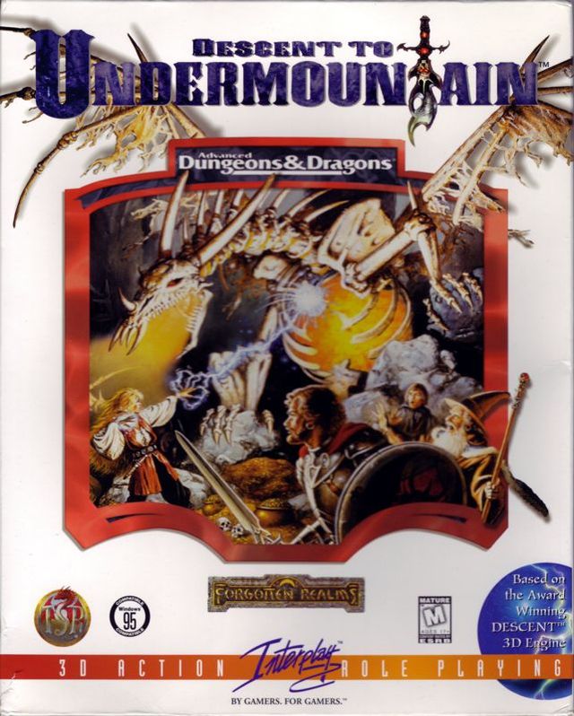 Game cover: Descent to Undermountain