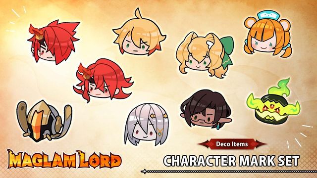 Game cover: Maglam Lord: Deco Items - Character Mark Set