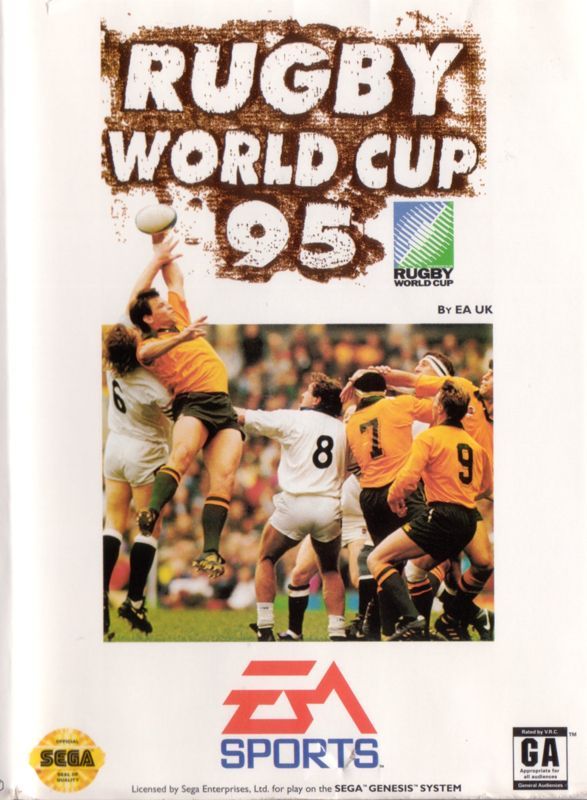 Game cover: Rugby World Cup 95