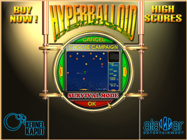 Game cover: Hyperballoid Deluxe: Survival Pack