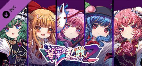 Game cover: Touhou Blooming Chaos 2: Chara Pack 4 - Ibuki Suika/Ibaraki Kasen/Shikieiki/Hinanawi Tenshi/Hata no Kokoro