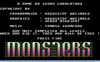 Game cover: Monsters