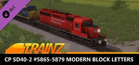Game cover: Trainz Plus: CP SD40-2 #5865-5879 Modern Block Letters