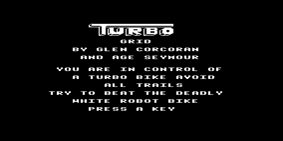 Game cover: Turbo Grid