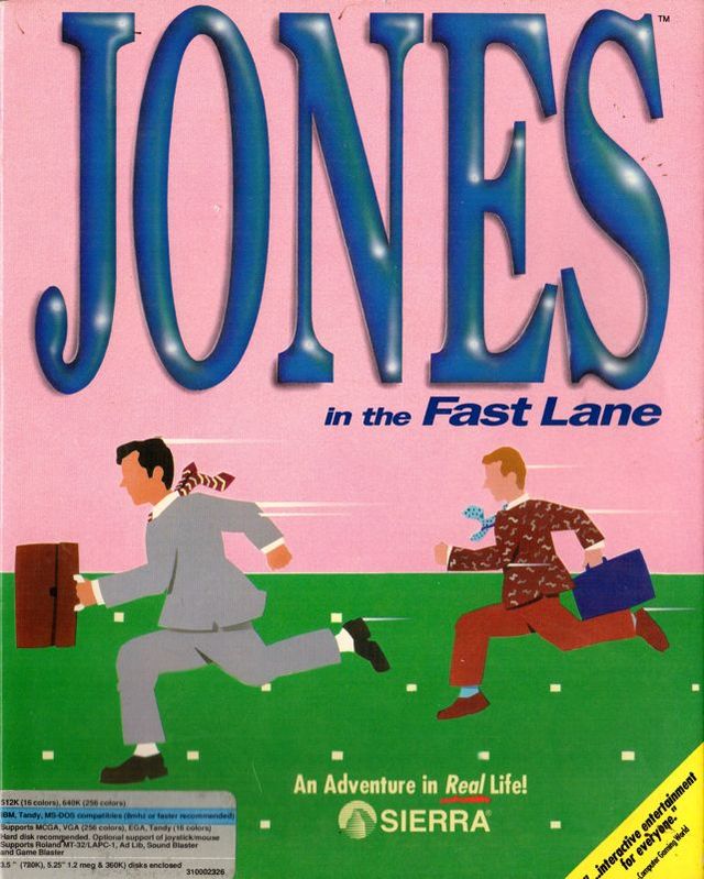 Game cover: Jones in the Fast Lane