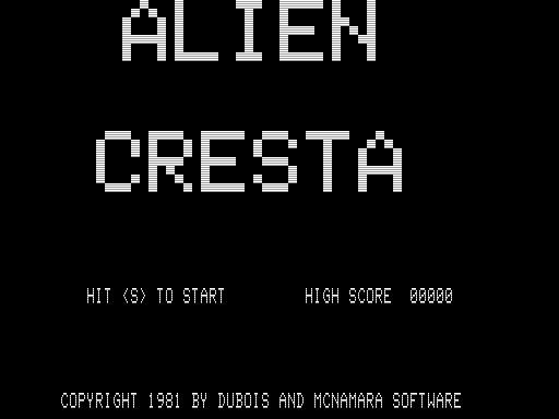 Game cover: Alien Cresta