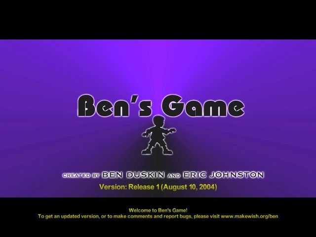 Game cover: Ben's Game