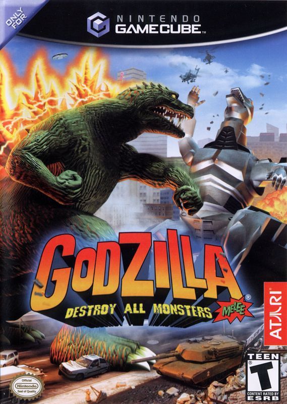 Game cover: Godzilla: Destroy All Monsters Melee