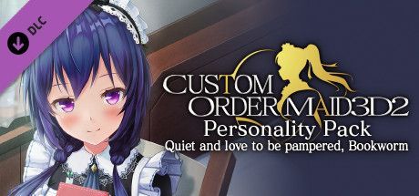Game cover: Custom Order Maid 3D2: Personality Pack - Quiet and Love to Be Pampered, Bookworm