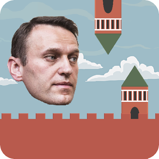 Game cover: Flappy Navalny: Over the Kremlin