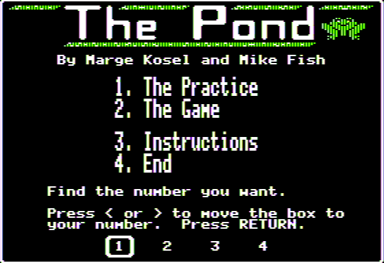 Game cover: The Pond