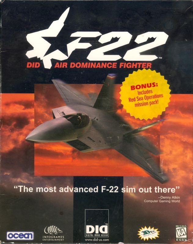 Game cover: F22 Air Dominance Fighter
