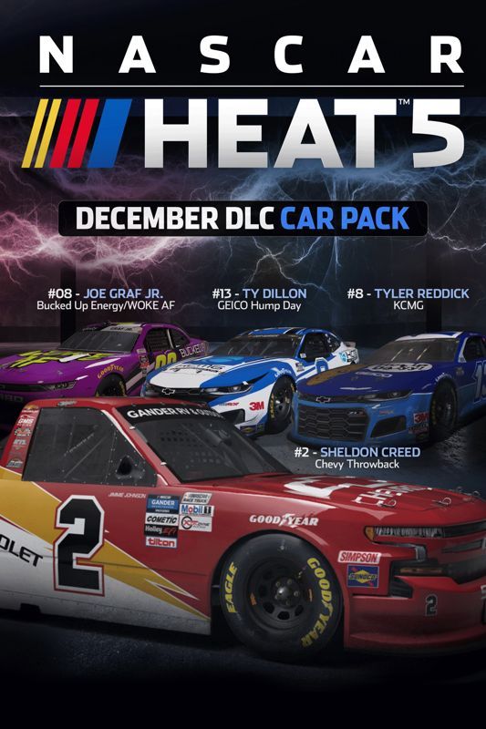 Game cover: NASCAR Heat 5: December DLC Car Pack