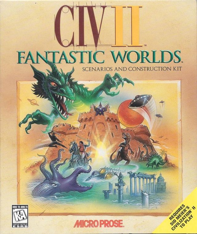 Game cover: Civilization II: Fantastic Worlds