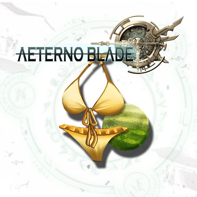 Game cover: AeternoBlade: Bikini Costume