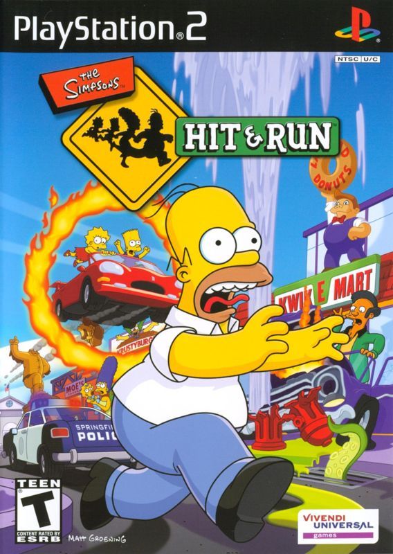 Game cover: The Simpsons: Hit & Run