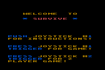 Game cover: Survive
