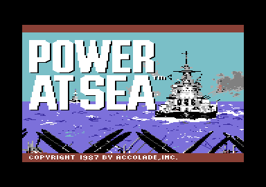 Game cover: Power at Sea