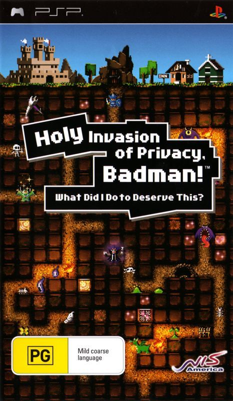 Game cover: Holy Invasion of Privacy, Badman! What Did I Do to Deserve This?