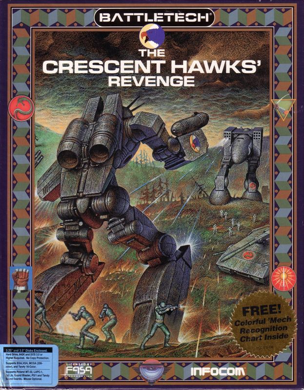Game cover: BattleTech: The Crescent Hawks' Revenge