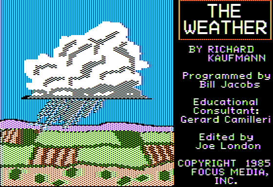 Game cover: Your Universe Volume 3: The Weather