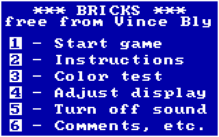 Game cover: Bricks
