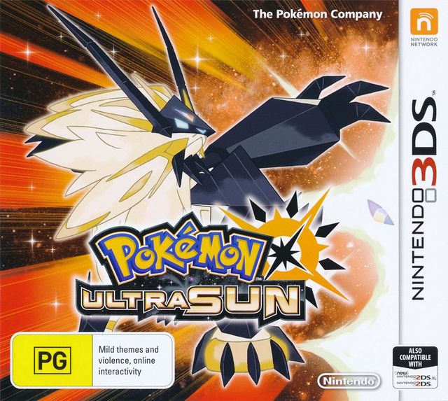Game cover: Pokémon Ultra Sun