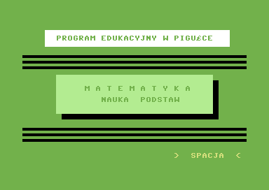 Game cover: Program Edukacyjny w Pigułce: Matematyka