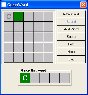 Game cover: GuessWord