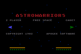 Game cover: Astrowarriors