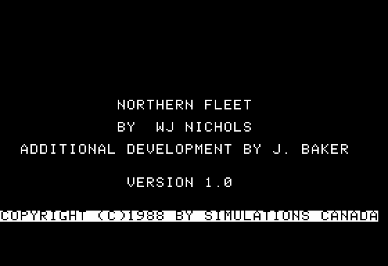 Game cover: Northern Fleet