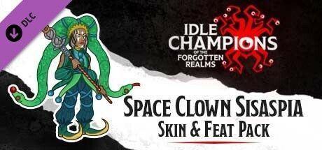 Game cover: Idle Champions of the Forgotten Realms: Space Clown Sisaspia Skin & Feat Pack