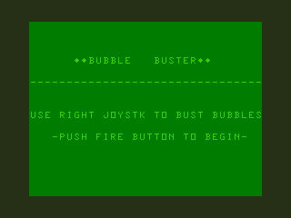 Game cover: Bubble Buster